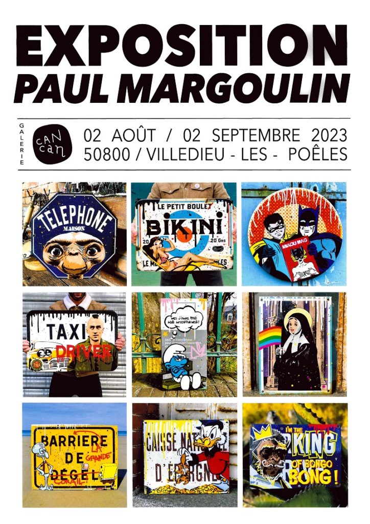 affiche expo paul margoulin aout 2023