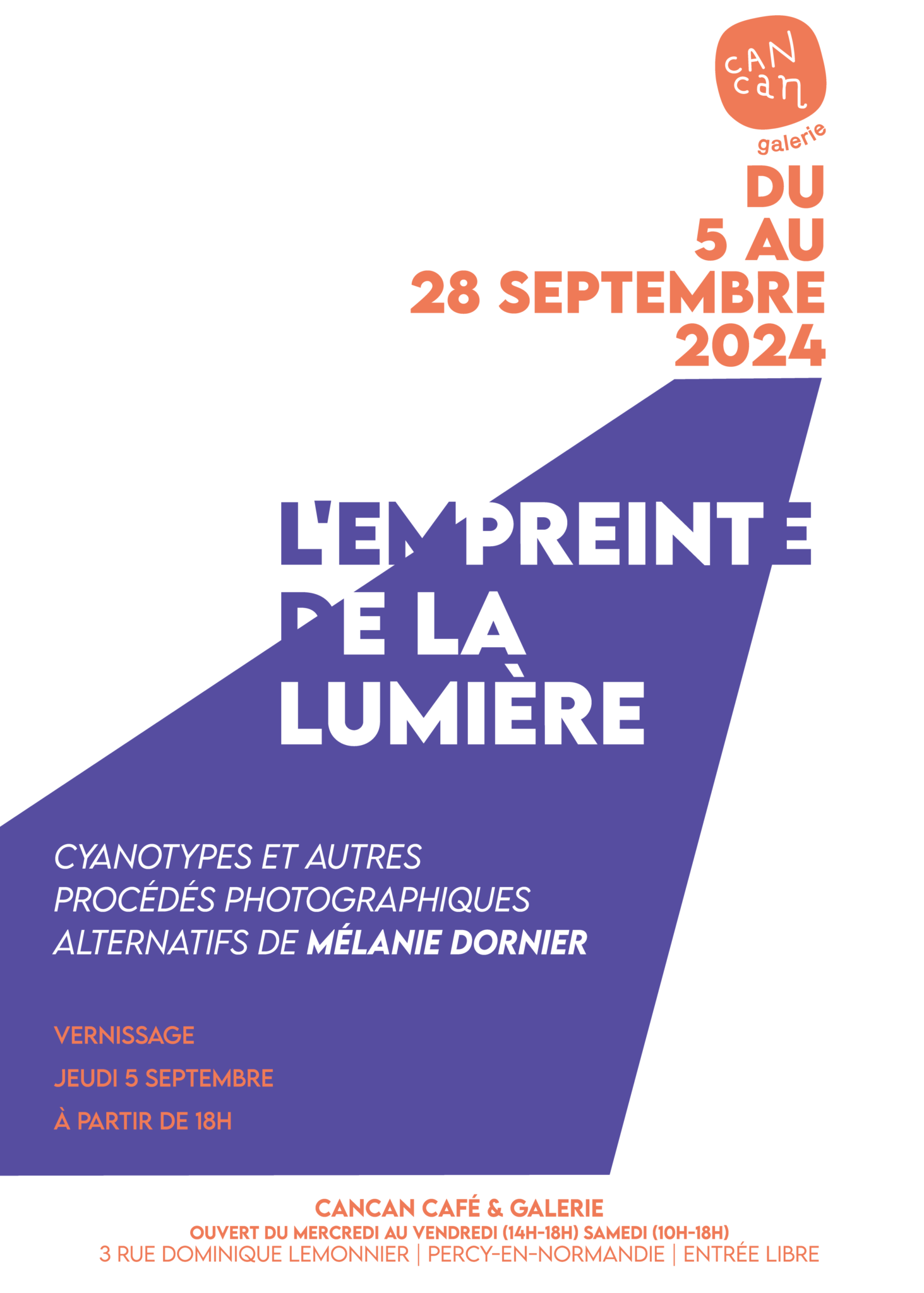 Affiche de l'exposition L'empreinte de la lumière