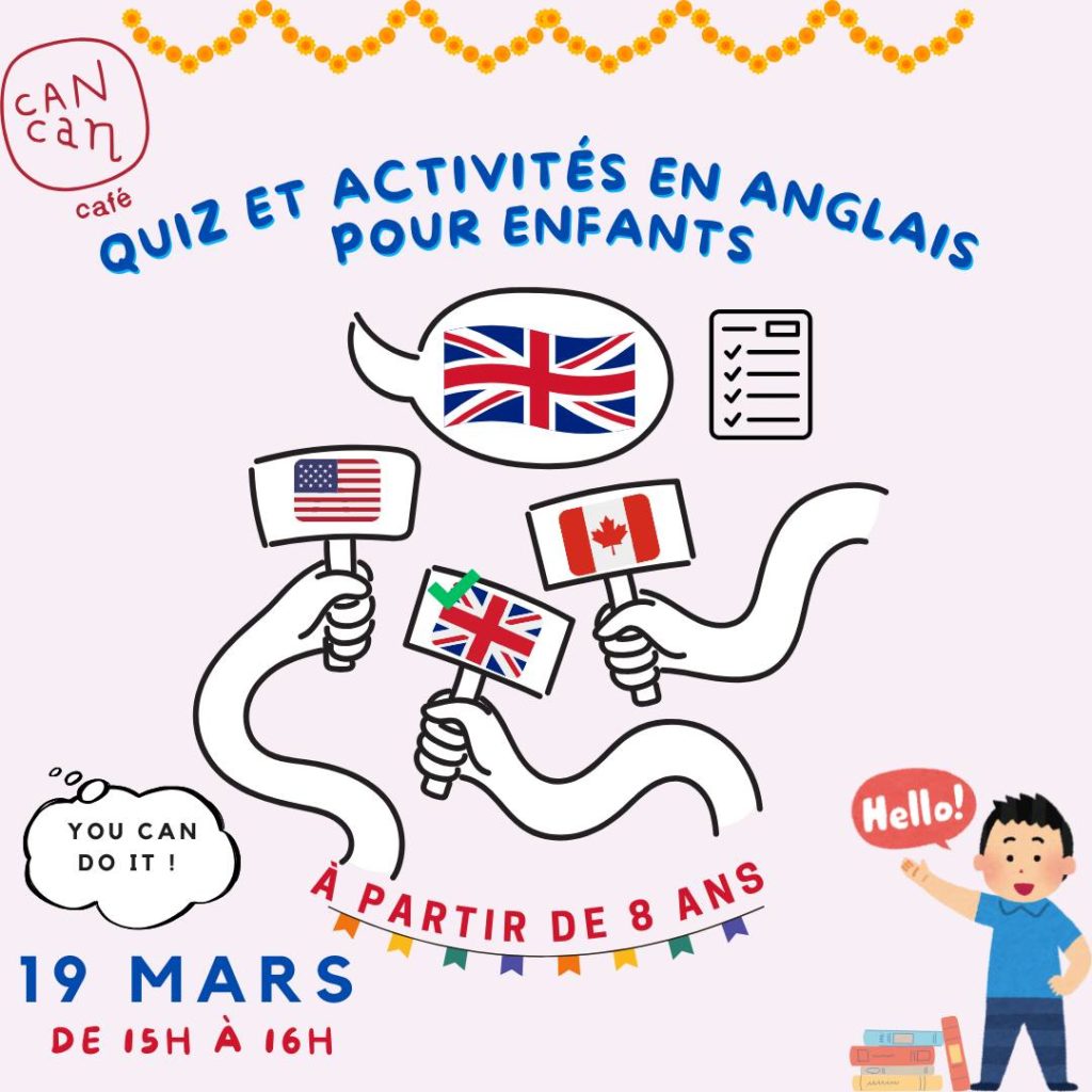 quiz et activités en anglais pour enfants