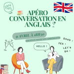 apéro conversation en anglais le 9 avril