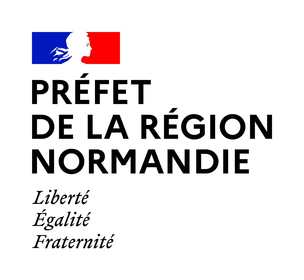 logo prefet de la région Normandie la DRAC