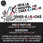 Nouvel an chez Cancan Repas partagé karaoké