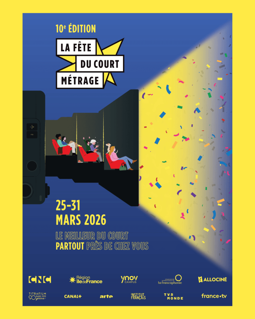 affiche la fête du court métrage